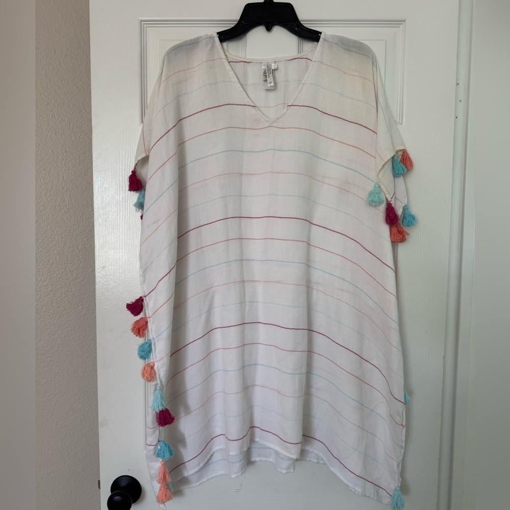 Seafolly Striped Caftan One Size